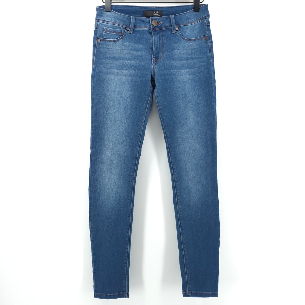 1822 Denim Womens Skinny Jean Jeggings 27 Blue Medium Wash Stretch